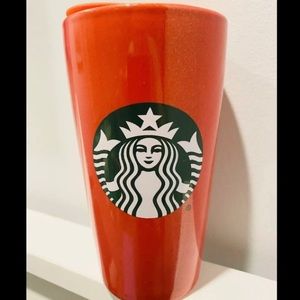 Starbucks 2020 Holiday Red Ceramic Mug